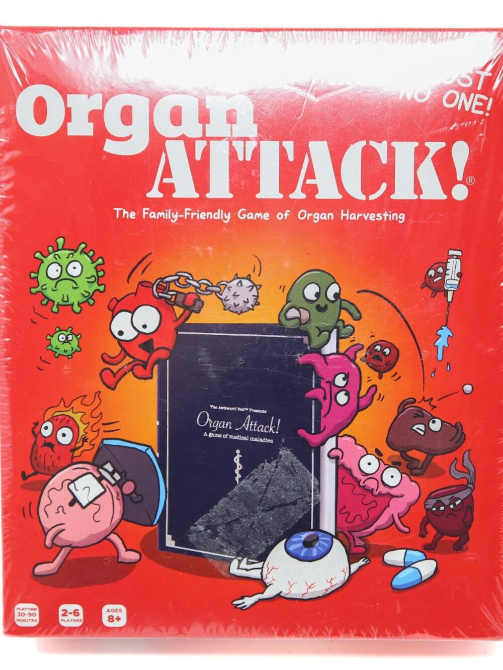 Organ Attack Card Game Brand New Sealed by Awkward Yeti Family Friendly Ages 8+